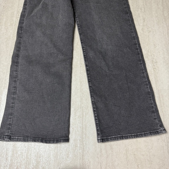 Levi Strauss jeans high rise loose straight black denim size 6 W28 - Picture 2 of 10